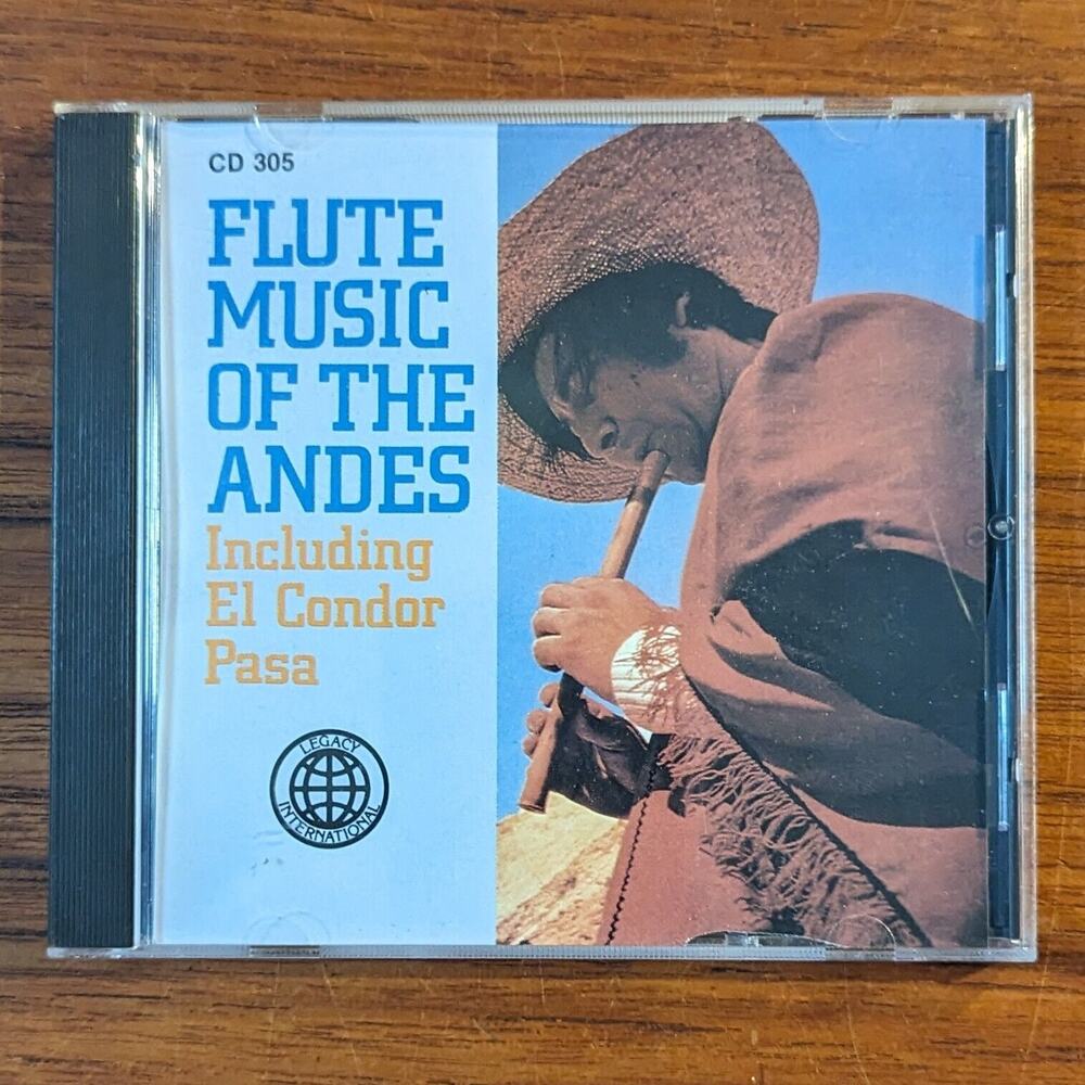 Flute Music of the Andes by Various Artists CD 1994 Legacy